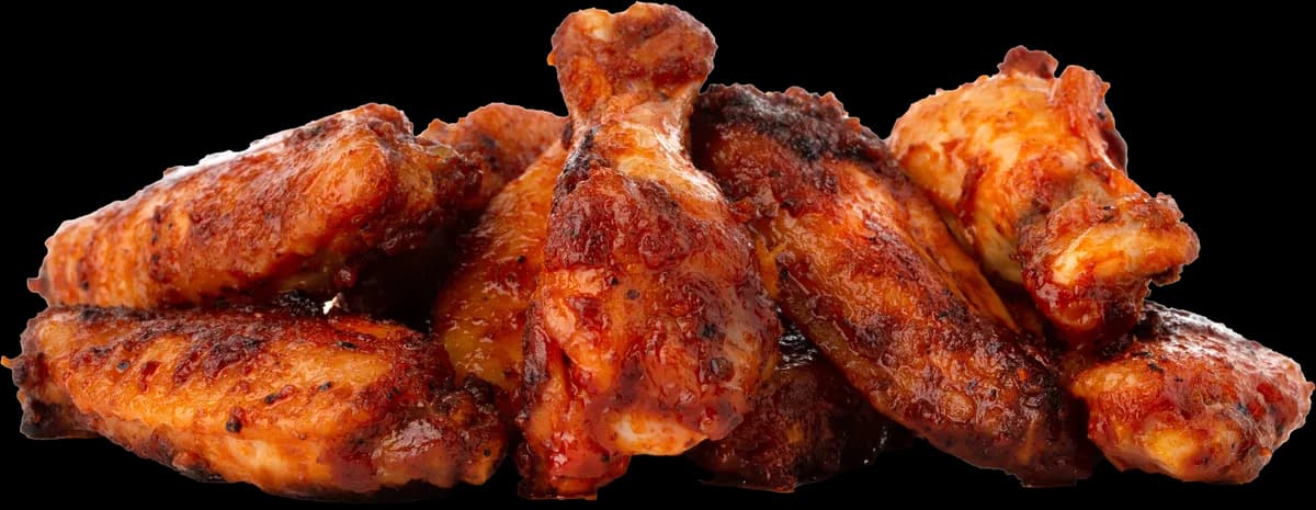 Rush Burger wings and sides.